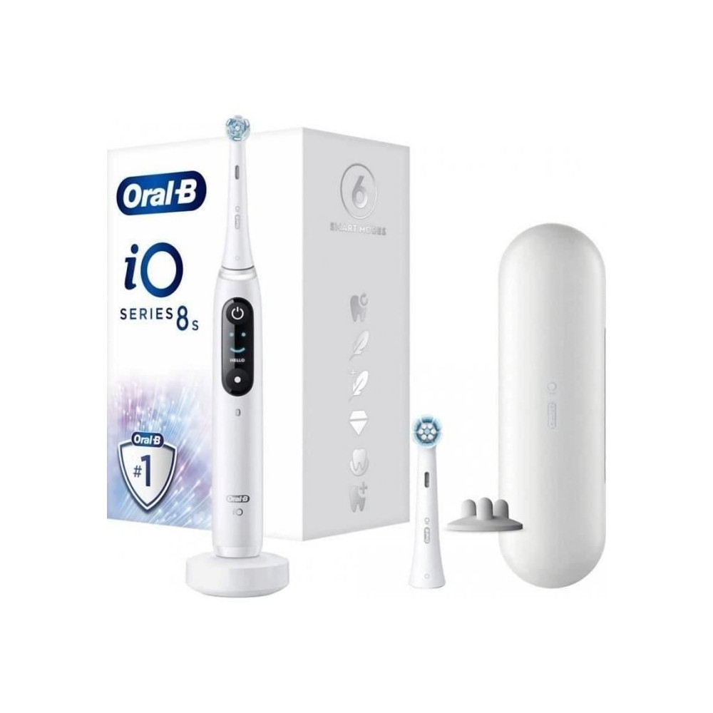 Brosse a dents électrique - Oral-B - iO 8N - Gencives sensibles - 2 b