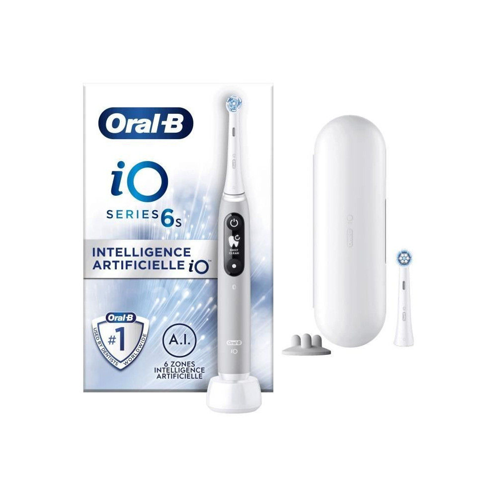Oral-B iO 6S Brosse a Dents Électrique connectée Bluetooth Grise, 2