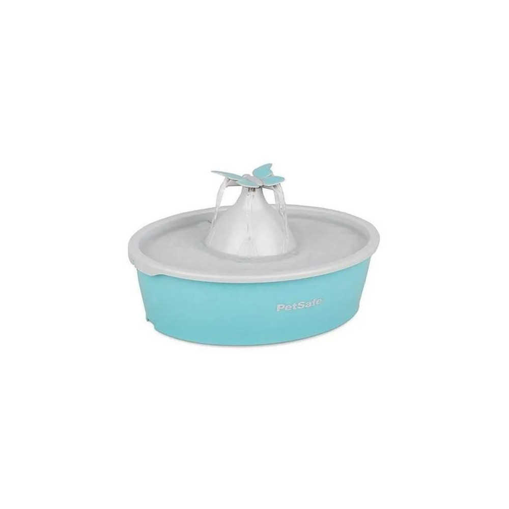 Fontaine pour animaux - PETSAFE - Drinkwell Papillon - 1,5 L - Bleu et