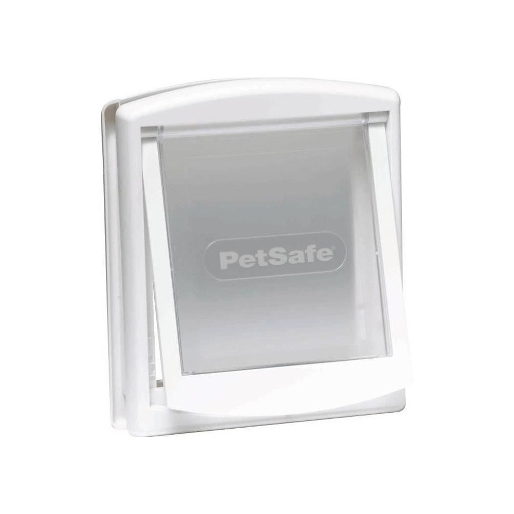 PetSafe Porte a 2 Voies pour Chiens 715 Petit Blanc Chatiere pour Chie