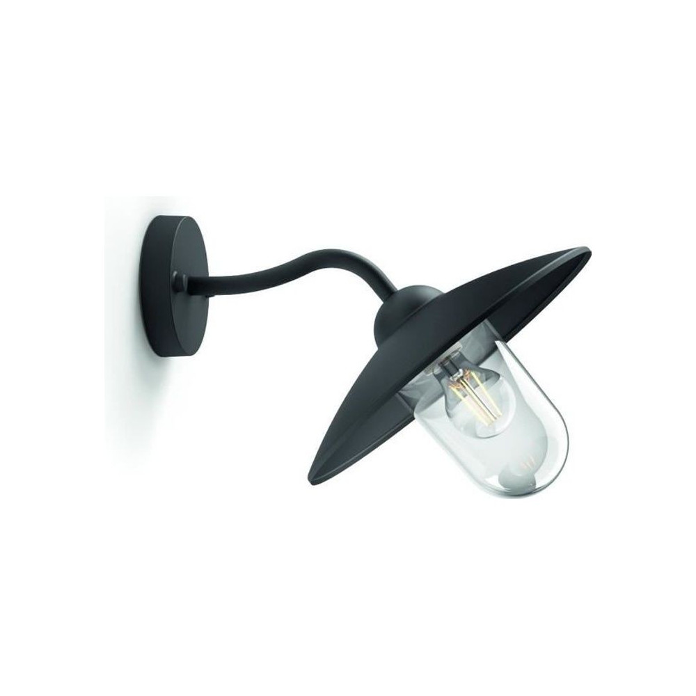 Applique d'extérieur Philips - Hammock - Noir - Verre transparent - I