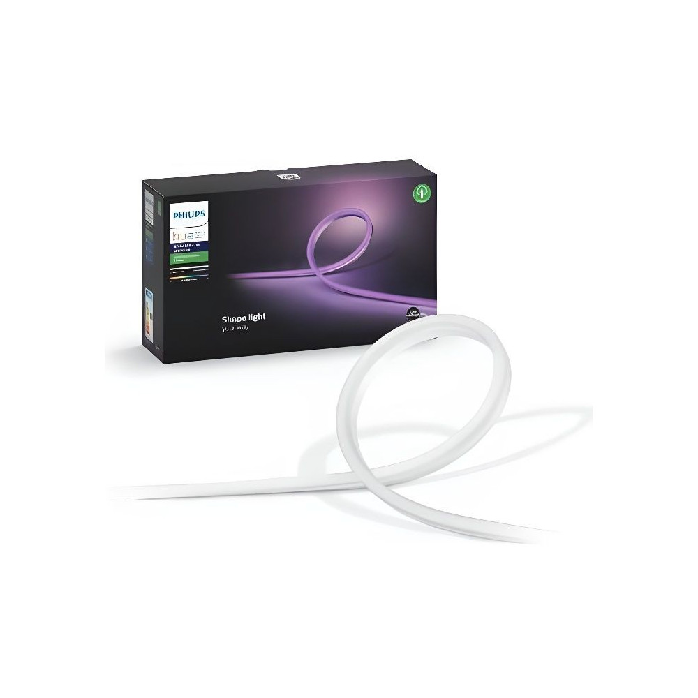 Ruban lumineux connecté Philips Hue White Outdoor Lightstrip - 5 m po