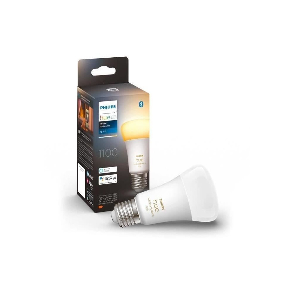 Ampoules connectées Philips Hue White Ambiance standard E27 75W a l'u
