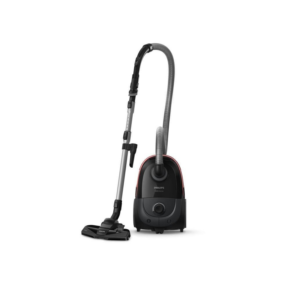 Aspirateur traineau avec sac - PHILIPS - XD5123/10 - 900 W - 4 L - Noi
