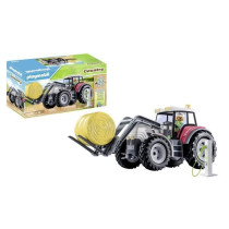 PLAYMOBIL 71305 Grand tracteur électrique, Country La vie a la ferme,