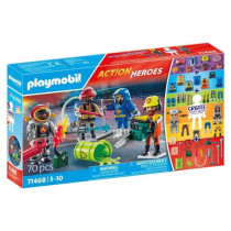 PLAYMOBIL 71468 My figures : métiers a risque - avec quatres personna