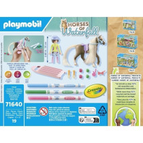 PLAYMOBIL 71640 Cavaliere avec criniere de cheval a colorier, Horses o