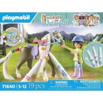 PLAYMOBIL 71640 Cavaliere avec criniere de cheval a colorier, Horses o
