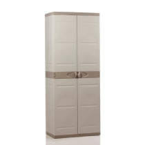 TITANIUM PLASTIKEN Armoire 2 portes avec étageres et penderie l70 x p