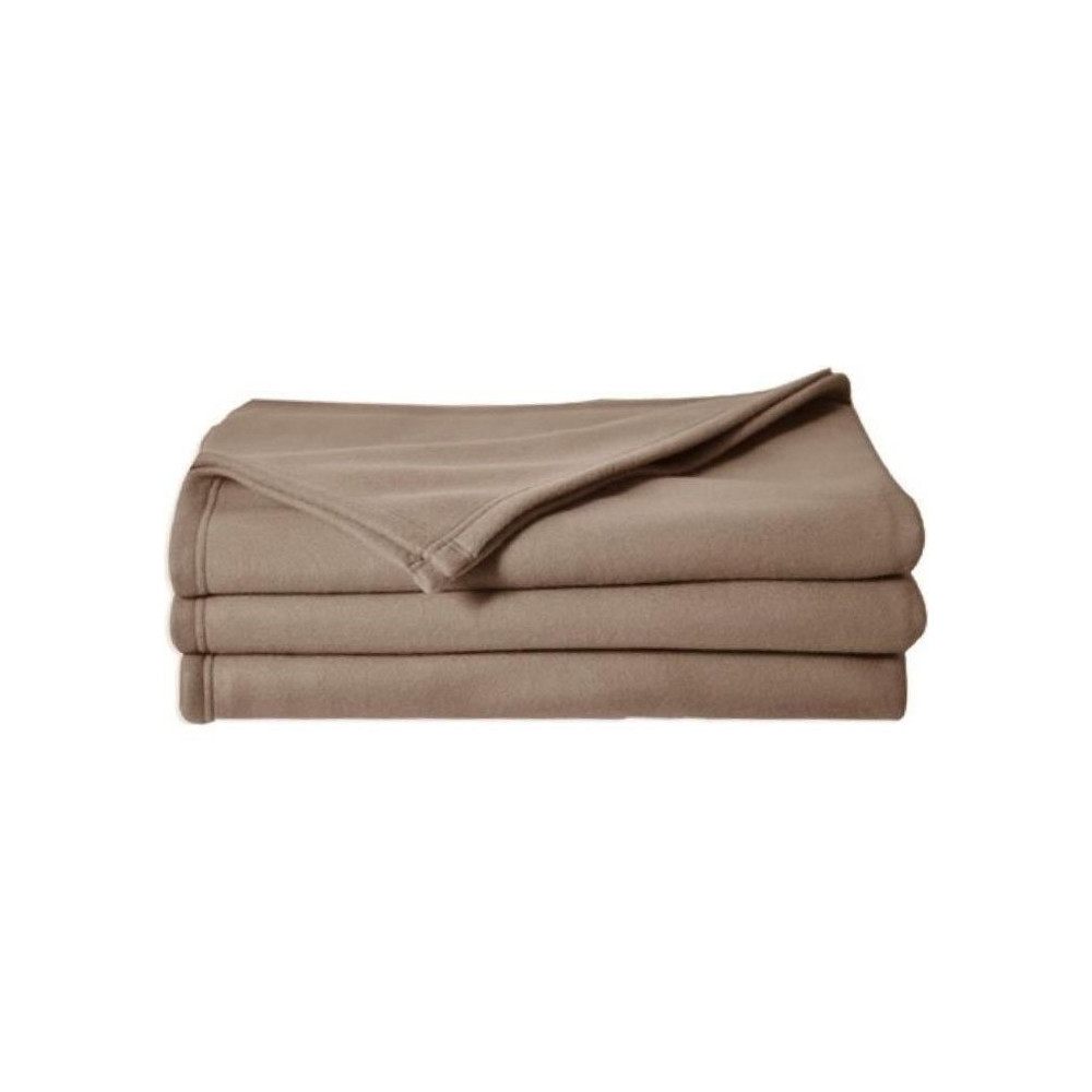 POLECO couverture polaire TAUPE 180 POLECO couverture polaire TAUPE 180