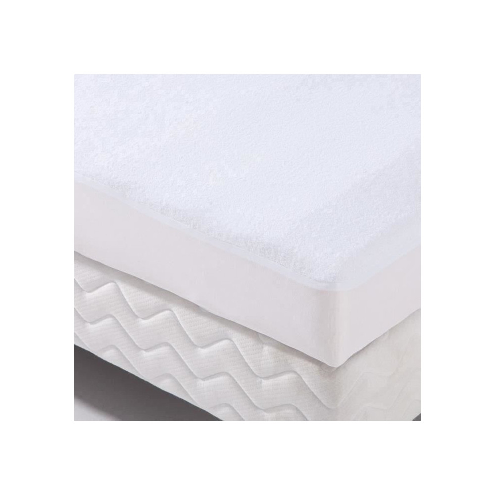 Protection literie housse imperméable Transalese éponge 100% coton 8