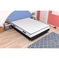 Ensemble sommier et matelas 160 x 200 cm- 960 Ressorts ensachés et m