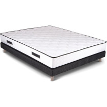 Ensemble sommier et matelas 160 x 200 cm- 960 Ressorts ensachés et m