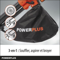Dual Power 3-en-1 Souffleur de Feuilles a Batterie POWDPG75270 - 40 V,