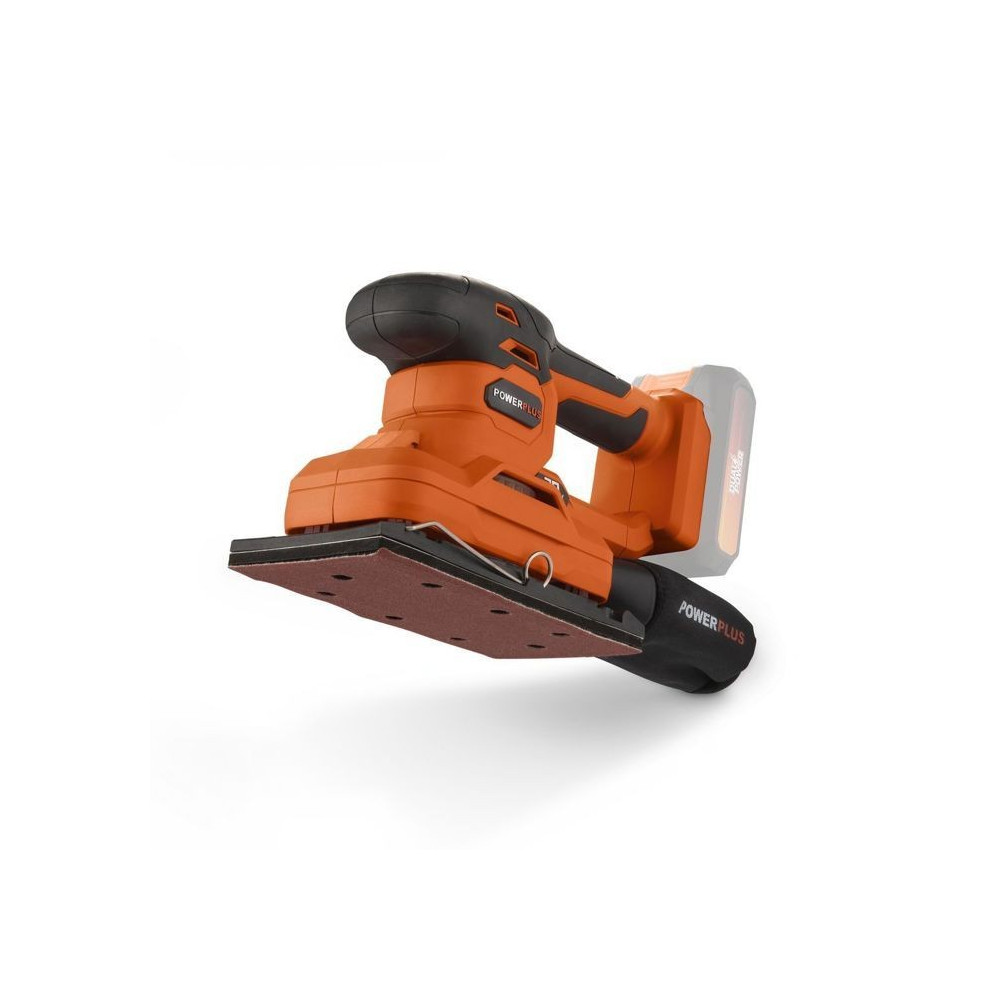 Ponceuse vibrante sans fil 20V 187x90mm - DUAL POWER POWDP50300 - Livr