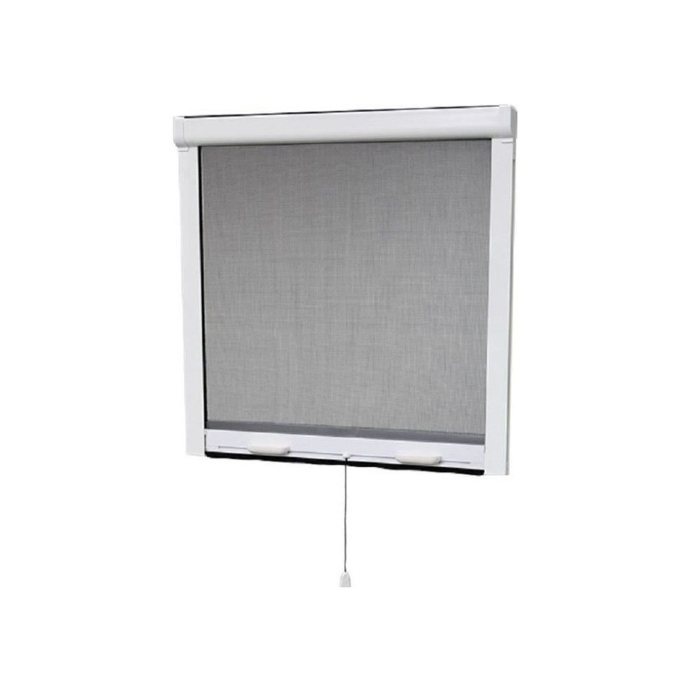 Moustiquaire de fenetre en PVC L100 x H145 cm - Recoupable en largeur