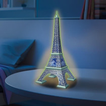 Ravensburger-Puzzle 3D Tour Eiffel phosphorescente 50 ans-Des 10 ans-2