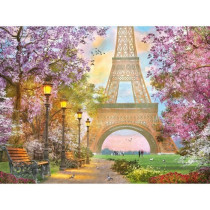 Puzzle 1500 pieces Amour a Paris, Adultes & enfants des 14 ans, Puzzle