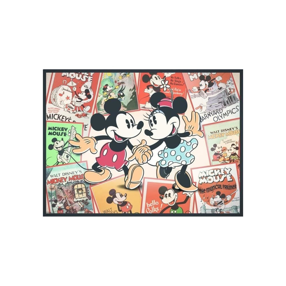 Nathan-Puzzle 500 pieces-Souvenirs de Mickey/Disney-Adultes et enfants
