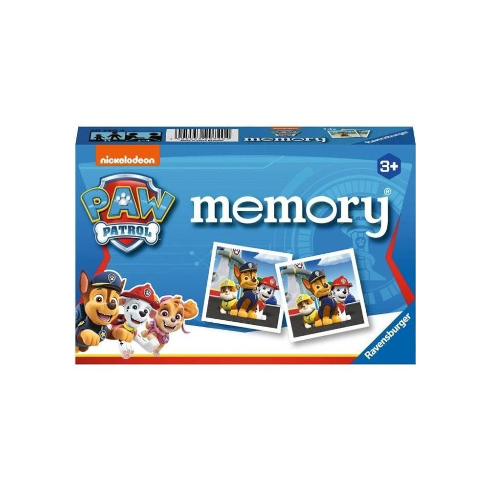 PAT'PATROUILLE memory - Jeu éducatif classique - Jeu de mémoire - Ra