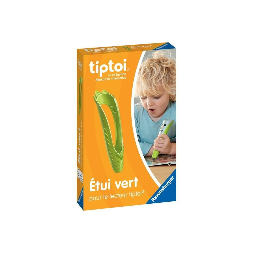 tiptoi Etui vert, pour Lecteur tiptoi (non inclus) 00000182, Des 3 ans