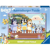 Puzzle Giant 24 pieces, Moment en famille/Bluey, Des3 ans, Aventure, 0