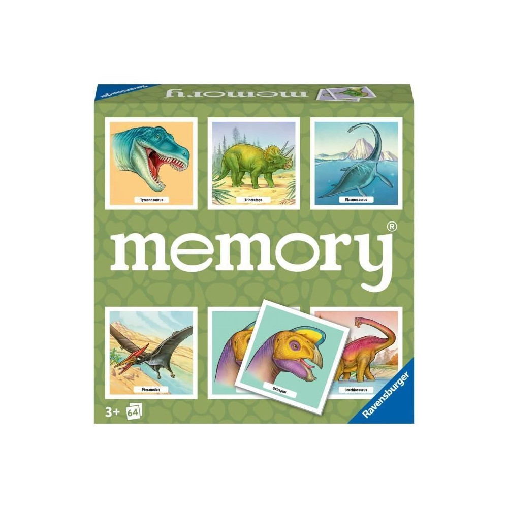 Grand memory Dinosaures, Jeu Educatif, association et mémorisation, A