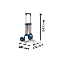 Diable Bosch Professional repliable de transport pour L-Boxx, capacit