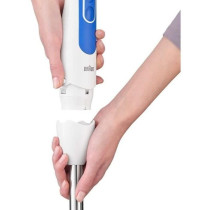 BRAUN MQ3000WH Mixeur plongeant Smoothie Plus - Blanc et Bleu