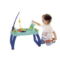 ECOIFFIER - Table peche a la ligne - 4 canards, canne, épuisette, tob