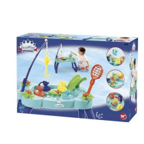 ECOIFFIER - Table peche a la ligne - 4 canards, canne, épuisette, tob