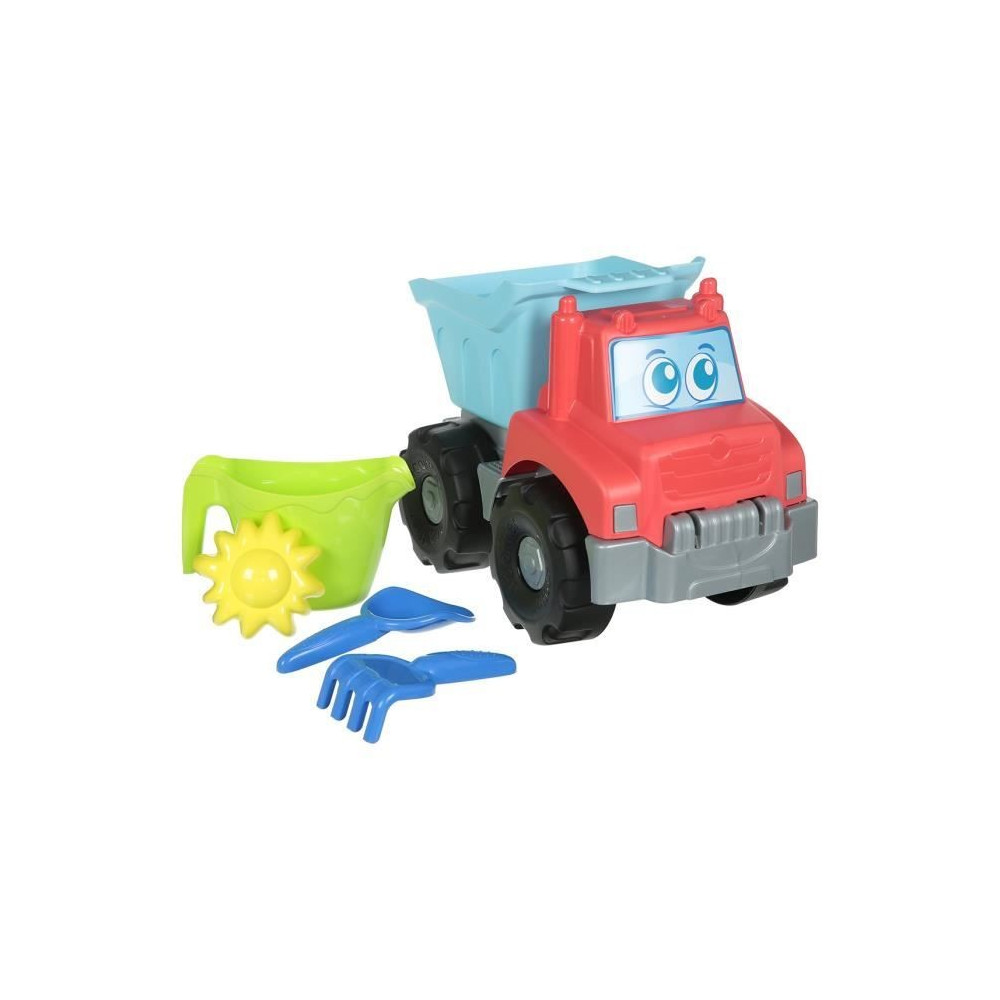Camion plage garni - ECOIFFIER - 33 cm - Accessoires inclus - Pour enf