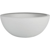 Pot de fleur EDA Plastique Rond Graphit Up Blanc cérusé Ø 40 cm 14,