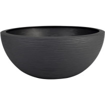 Pot de fleur EDA Plastique Rond Graphit Up Gris anthracite Ø 40 cm 14