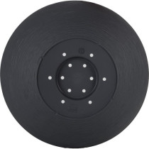 Pot de fleur EDA Plastique Rond Graphit Up Gris anthracite Ø 40 cm 14