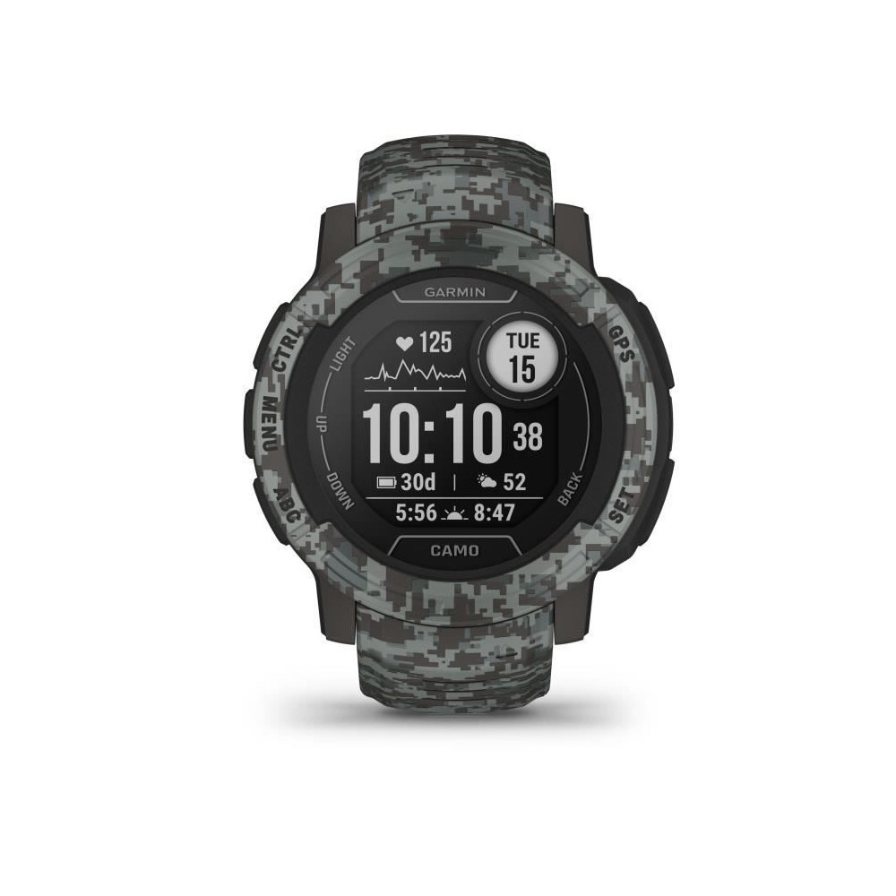 Montre connectée - GARMIN - Instinct 2 - Camo Edition - Graphite Camo