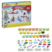 Calendrier de l'Avent PLAY-DOH - 24 surprises - 24 Pots de pâte - tap