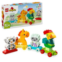LEGO 10412 DUPLO My First Le Train des Animaux, Jouet a Roues pour Enf