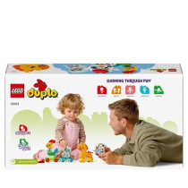 LEGO 10412 DUPLO My First Le Train des Animaux, Jouet a Roues pour Enf