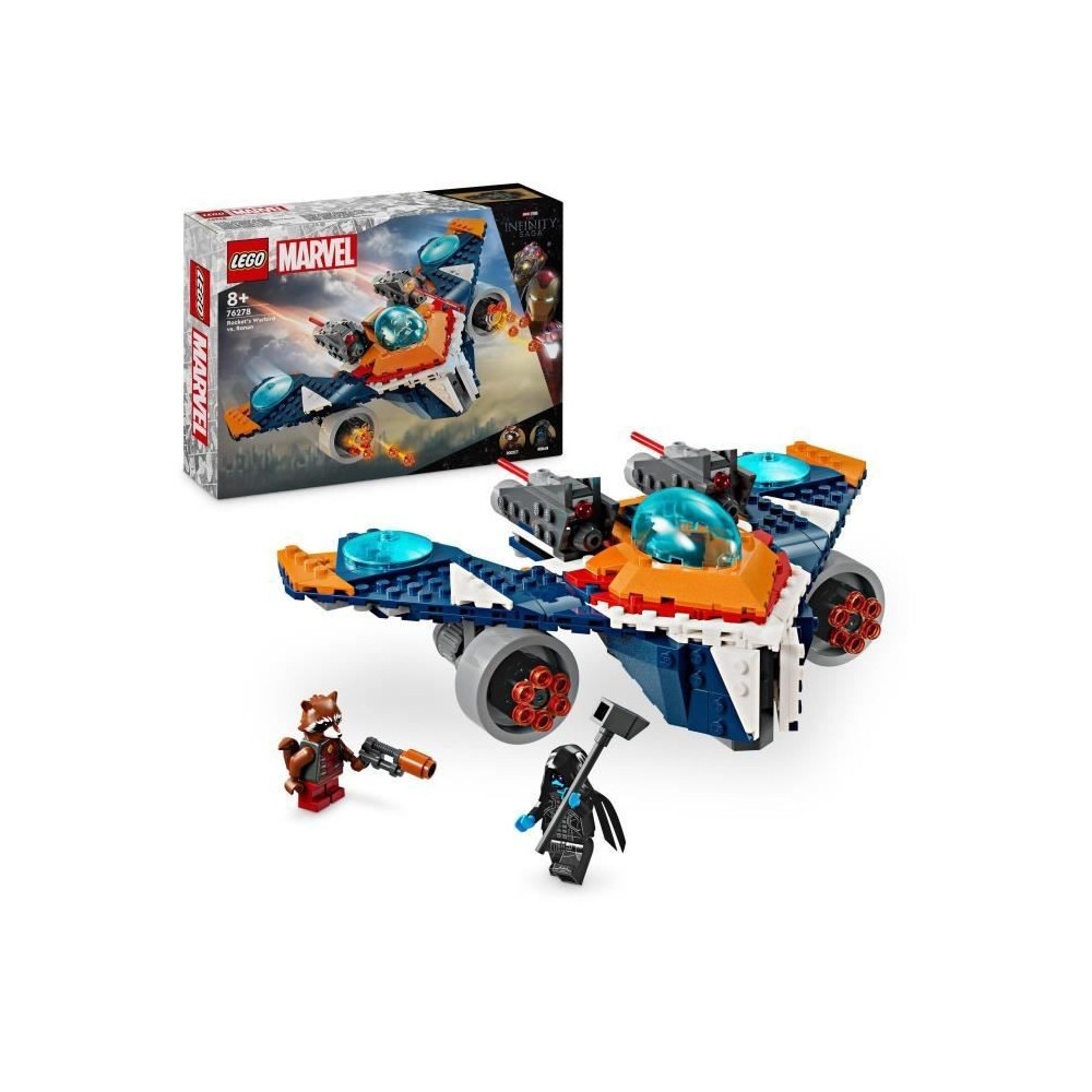 LEGO 76278 Marvel Le Vaisseau Spatial de Rocket contre Ronan, Jouet su