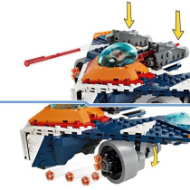 LEGO 76278 Marvel Le Vaisseau Spatial de Rocket contre Ronan, Jouet su