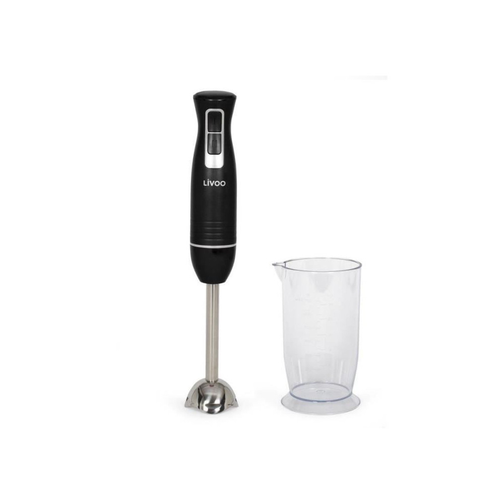 Mixeur plongeant avec bol - LIVOO - DOP245N - 400 W - 2 vitesses - Noi