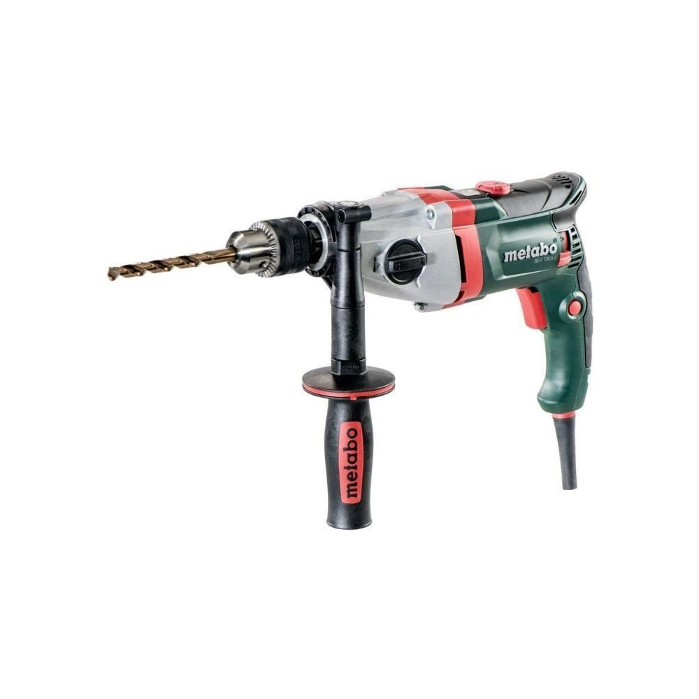 Perceuse - METABO - BEV 1300-2 - Mandrin a clé - Poignée supplément