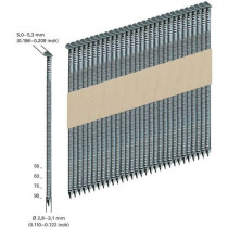 Clous - METABO - Clous D34° fixé sur papier 2,8 x 75 mm classe 2 - A