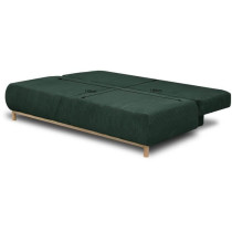 Banquette convertible 3 places MIKA - Velours côtelé Vert foret - Co