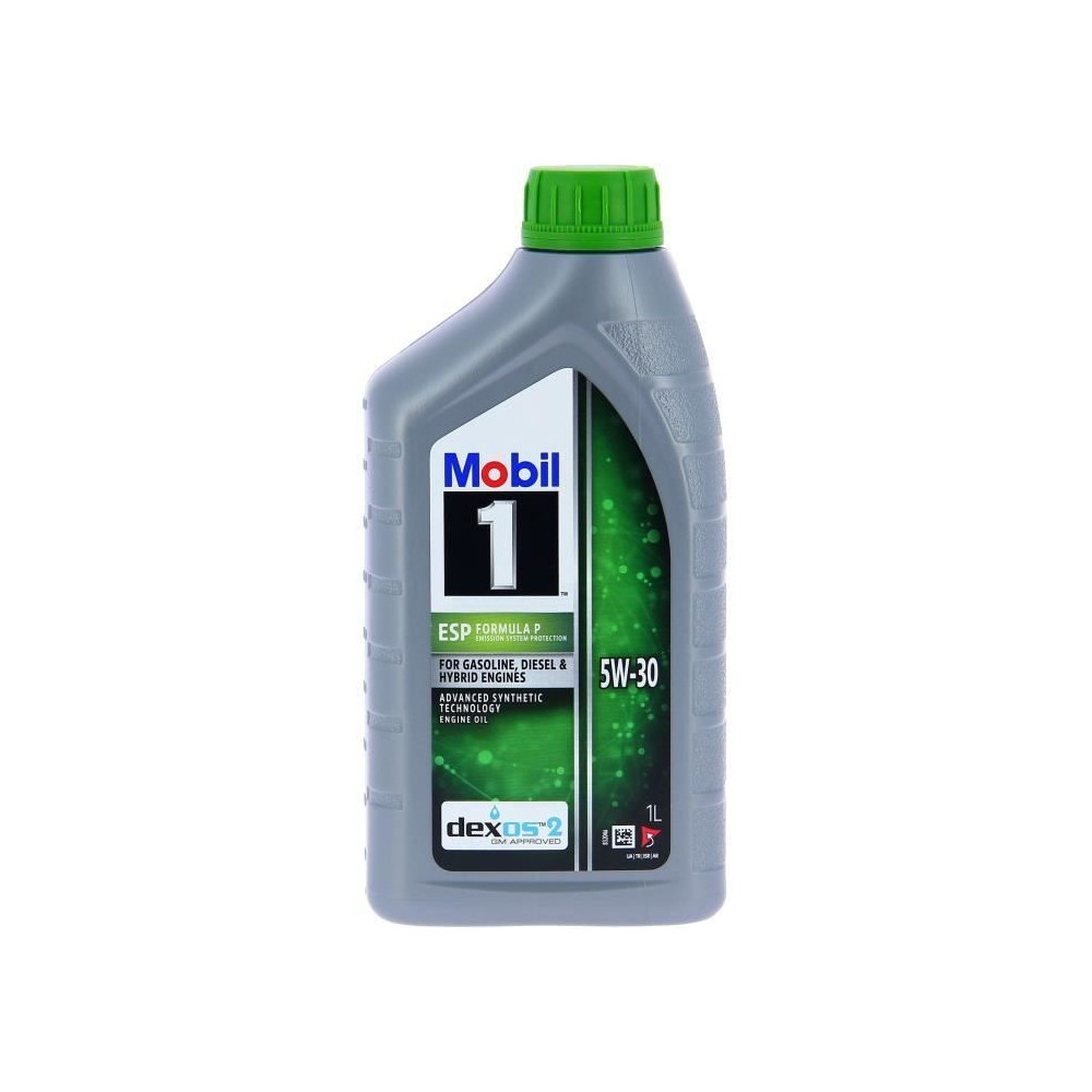 Bidon huile de moteur - MOBIL1 - 5W30 ESP Formula P - 1 L - 4 saisons