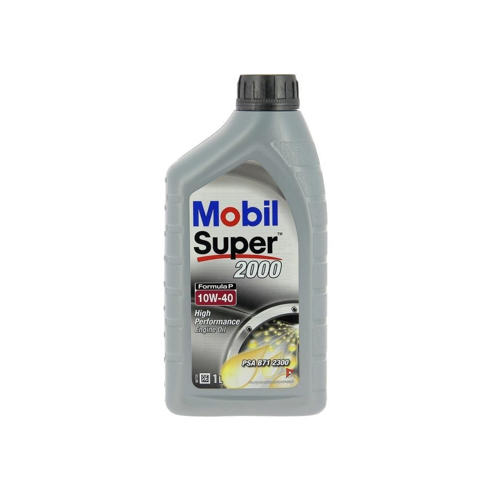 Bidon huile de moteur - MOBIL - S2000 10W40 Formula-P - 1 L - 4 saison