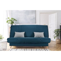 COMFORT BULTEX Clic clac 3 places - Tissu Bleu - Made in France - L 19