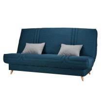COMFORT BULTEX Clic clac 3 places - Tissu Bleu - Made in France - L 19