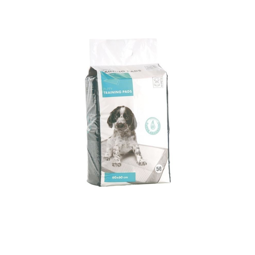 MPETS Tapis éducateur PUPPY TRAINING PADS - Pour chiot - 50pcs - Blan